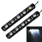 2 PCS 5W 150 LM 6000K DRL Daytime Running Light with 5 SMD-5050 Lamps, DC 12V, 5W