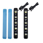 2 PCS 5W 150 LM 6000K DRL Daytime Running Light with 5 SMD-5050 Lamps, DC 12V, 5W