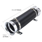 Car Auto Universal Tube Air Filter Adjustable Cold Air Injection Intake System Pipe Without Air Filter