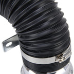 Car Auto Universal Tube Air Filter Adjustable Cold Air Injection Intake System Pipe Without Air Filter