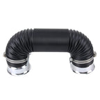 Car Auto Universal Tube Air Filter Adjustable Cold Air Injection Intake System Pipe Without Air Filter