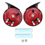 2 PCS SEGER Supertone 12V High Tone / Low Tone 118dB Twin Horn Kit with Bracket