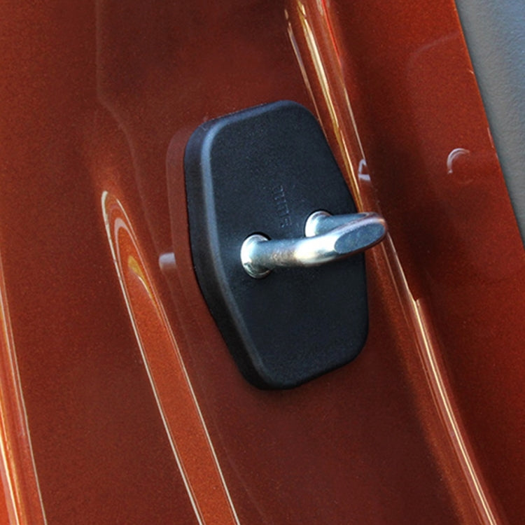 4 PCS Car Door Lock Buckle Decorated Rust Guard Protection Cover for Toyota RAV4 Corolla Reiz VIOS Camry Highlander Yaris Prado Prius Crown, For Toyota RAV4