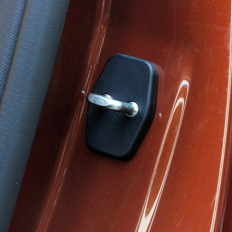 4 PCS Car Door Lock Buckle Decorated Rust Guard Protection Cover for Toyota RAV4 Corolla Reiz VIOS Camry Highlander Yaris Prado Prius Crown, For Toyota RAV4