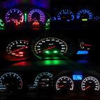 10 PCS 0.5W B8.5 Wedge Instrument Panel LED Light Dashboard Gauge Cluster Indicator Lamp Bulb, 0.5W B8.5