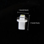 10 PCS 0.5W B8.5 Wedge Instrument Panel LED Light Dashboard Gauge Cluster Indicator Lamp Bulb, 0.5W B8.5
