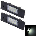 2 PCS License Plate Light with 24 SMD-3528 Lamps for BMW E87, For BMW E87