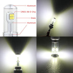 2 PCS  H8/H11 40W 800 LM 6000K 8 CREE LEDs Car Fog Lights, DC 12V, H8/H11
