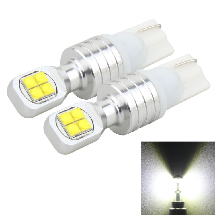 2 PCS  T10/W5W 40W 800 LM 6000K Car Clearance Light Reading Light License Light with 8 Lamp, DC 12V, White Light, Yellow Light, Blue Light, Red Light