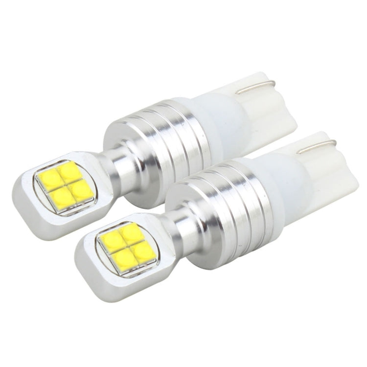 2 PCS  T10/W5W 40W 800 LM 6000K Car Clearance Light Reading Light License Light with 8 Lamp, DC 12V, White Light, Yellow Light, Blue Light, Red Light