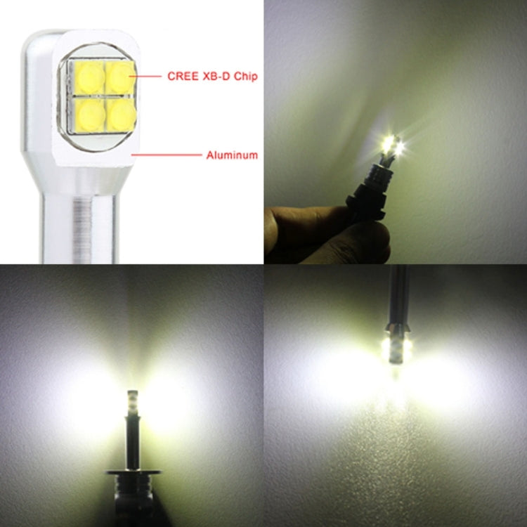 2 PCS  T10/W5W 40W 800 LM 6000K Car Clearance Light Reading Light License Light with 8 Lamp, DC 12V, White Light, Yellow Light, Blue Light, Red Light
