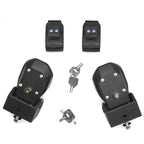 2 PCS Car Anti-Theft Hood Latch Locking Catch Buckle Engine Cover with Lock for Jeep Wrangler JL 2018, for Jeep Wrangler JL 2018