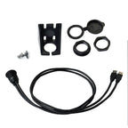 1m Flush Mount USB 3.0 Dock Car Ship Motorcycle Dashboard Panel Male to Female Data Waterproof Extension Cord, For Cable Length: 1m