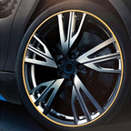 Universal Decorative Scratchproof Stickup 8M Flexible Car Wheel Hub TRIM Mouldings Shining Decoration Strip, 8m Shining, 8m