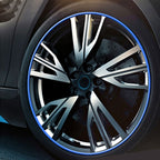 Universal Decorative Scratchproof Stickup 8M Flexible Car Wheel Hub TRIM Mouldings Shining Decoration Strip, 8m, 8m Shining