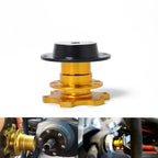 Universal Aluminum Car Steering Wheel Quick Release HUB Racing Adapter Snap Off Boss Kit, A1566