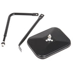 2 PCS Car Door Off Side View Mirror Rectangular Reversing Mirrors for Jeep Wrangler JL 2018, For Jeep Wrangler JL 2018