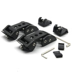 2 PCS Car Three Holes Hood Latch Locking Catch Buckle Engine Cover for Jeep Wrangler JK 2006-2017, Jeep Wrangler JK 2006-2017(Three Holes)