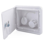 White Water Inlet Integrated Fill Dish Hatch Lock for RV Trailer Camper, A1063