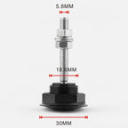 Car Mini Stainless Steel Quick-pins Push Button Billet Hood Pins Lock Clip Kit, Mini Stainless Steel (Black), Mini Stainless Steel (Silver)