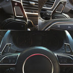 Car Modification Aluminum Paddle Shift Extensions for  Audi A1-A7 / Q5 Steering Wheel Gear Shifters, For Audi A1-A7 / Q5