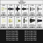 292 PCS Car Retainer Clips Assortment Car Panel Trim Plastic Fasteners Rivet Clips Set, 292 PCS