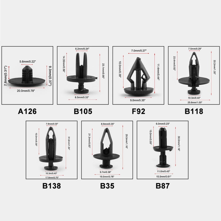 415 PCS Car Retainer Clips Assortment Car Panel Trim Plastic Fasteners Rivet Clips Set, 415 PCS
