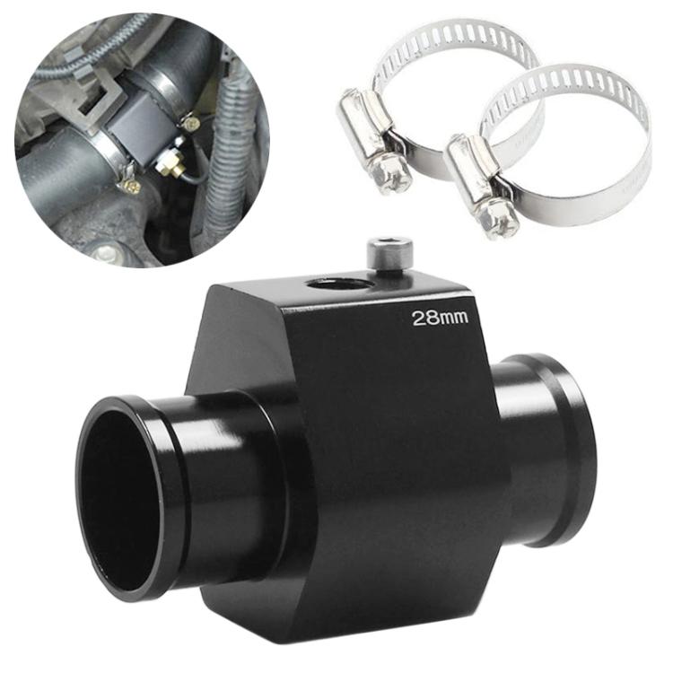Car Water Temperature Meter Temperature Gauge Joint Pipe Radiator Sensor Adaptor Clamps for Honda, Size: 34mm, 28mm (Black), 30mm (Black), 32mm (Black), 36mm (Black), 38mm (Black), 40mm (Black), 34mm (Black)