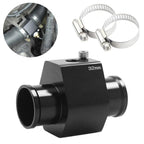 Car Water Temperature Meter Temperature Gauge Joint Pipe Radiator Sensor Adaptor Clamps for Honda, Size: 34mm, 32mm (Black), 36mm (Black), 38mm (Black), 40mm (Black), 28mm (Black), 30mm (Black), 34mm (Black)