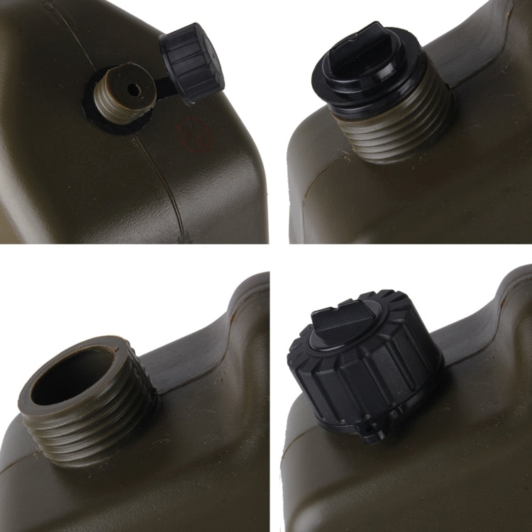Gasoline Fuel Tanks Plastic 2.6 Gallon 10 Litres Auto Shut Off Fuel Cans Oil Container Emergency Backup