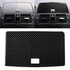 Car Carbon Fiber Console Navigation Panel Decorative Sticker for Mercedes-Benz W204 C Class 2007-2010, Console Navigation