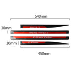 4 PCS Car Carbon Fiber Threshold Decorative Sticker for Mercedes-Benz W204 C Class 2007-2013, Threshold