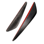 4 PCS Universal Car Carbon Fiber Front Air Knife Decorative Sticker, 4 in 1 Front Air Knife