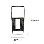 Car Carbon Fiber Reading Lamp Frame Decorative Sticker for Mercedes-Benz W204 2007-2013 / W212 2010-2012, Reading Lamp Frame