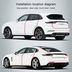 Universal Car Door Invisible Anti-collision Strip Protection Guards Trims Stickers Tape, Size: 2cm x 3m, Size: 2cm x 3m