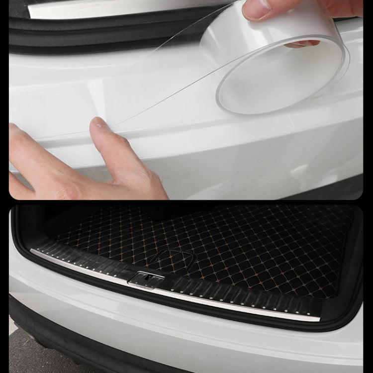 Universal Car Door Invisible Anti-collision Strip Protection Guards Trims Stickers Tape, Size: 5cm x 10m, Size: 5cm x 10m