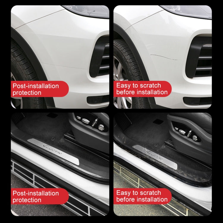 Universal Car Door Invisible Anti-collision Strip Protection Guards Trims Stickers Tape, Size: 10cm x 3m, Size: 10cm x 3m
