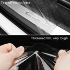 Universal Car Door Invisible Anti-collision Strip Protection Guards Trims Stickers Tape, Size: 10cm x 10m, Size: 10cm x 10m
