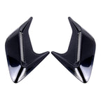2PCS Plastic Decorative Air Flow Intake Turbo Bonnet Hood Side Vent Grille Cover With Self-adhesive Sticker