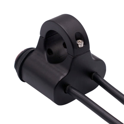 Motorcycle Headlight Auxiliary Light Waterproof Aluminum Alloy Double Flash Switches with Indicator Light, Double Flash