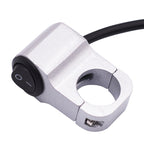 Motorcycle Headlight Auxiliary Light Aluminum Alloy Switches with Lock, Headlight Auxiliary Switches