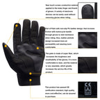WUPP Motorcycle Gloves Touch Screen Waterproof Breathable Wearable Anti-skid Resistance Summer Winter Full-Finger Protective Gloves, Size: XXL, Size: XXL
