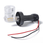 DC 12V 3W Marine Boat Yacht Stern Anchor LED Navigation Pedestal Light All Round 360 Degree White Light, LED Navigation Pedestal Light  White Light