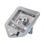Folding T Handle Lock Stainless Steel Flush Mount Tool Box for Trailer / Yacht / Truck, A1218-01