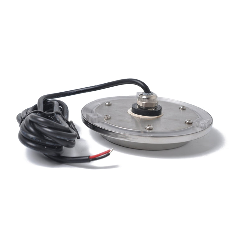 DC 10-30V 12W IP68 316 Stainless 6 LEDs White Light Underwater Light Boat High Power Bright for Marine / Yacht, 12W White Light