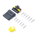 10 Sets 6 Pins Way Sealed Waterproof Electrical Wire Connector Plug Terminal Car Auto Set, A0315
