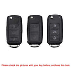 TPU One-piece Electroplating Opening Full Coverage Car Key Case for Volkswagen Lavida / SAGITAR / Jetta / C-TREK / BORA / Tiguan / Santana / POLO, Red, Pink, Blue, Silver
