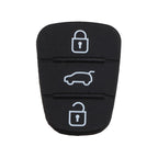 Replacement 3 Buttons Silicone Pad for Hyundai / Kia Car Key Shell, without Battery, For Hyundai / Kia 3 Buttons