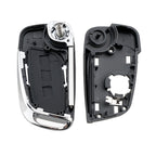 For PEUGEOT Car Keys Replacement 3 Buttons Car Key Case with Grooved and Holder, 3 Buttons with Grooved