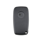 For FIAT Car Keys Replacement 3 Buttons Car Key Case with Side Battery Holder, Black, Blue